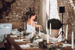 Mise en place de la Table d'Honneur