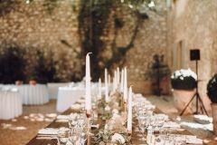 Table d'honneur romantique